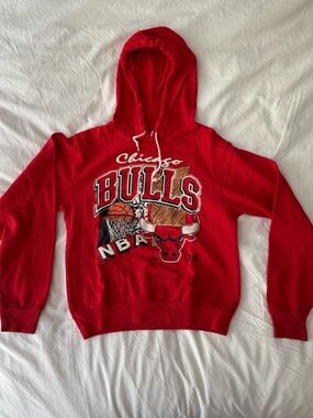 Vintage Chicago Bulls Red NBA Hoodie